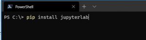 Install Jupiterlab